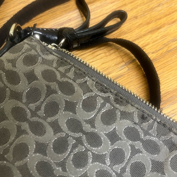 Coach Gray and Black Women's small crossbody - Picture 10 of 16